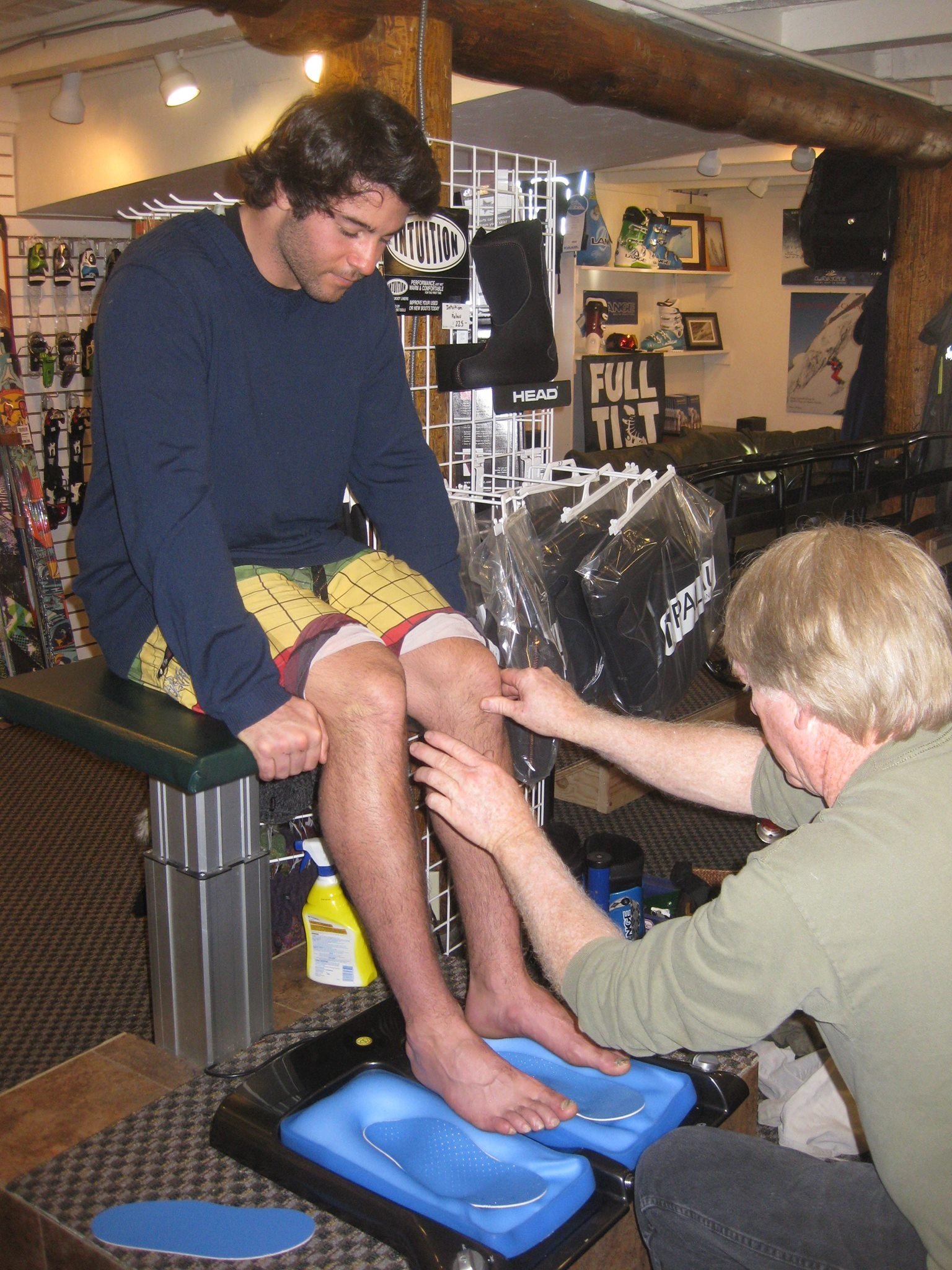 Heel-Loc custom footbed technology